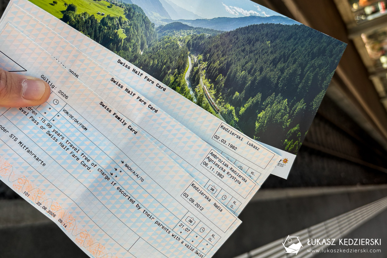 szwajcaria informacje praktyczne swiss half fare card